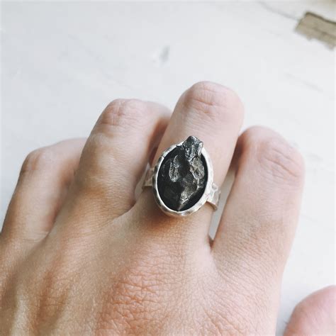 genuine meteorite ring.